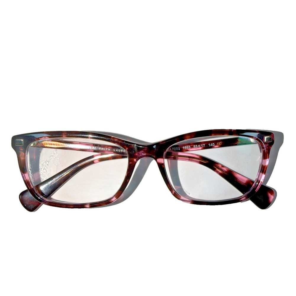 Ralph Lauren RA7089 1693‎ Eyeglasses Frames Womens Brown Pink Tortoise 53-17-140
